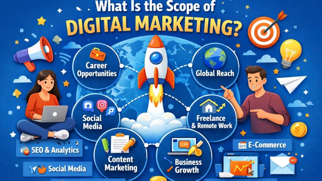 what is the scope of digital marketing