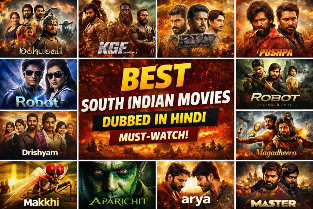 Best South Indian Movies Dubbed in Hindi List