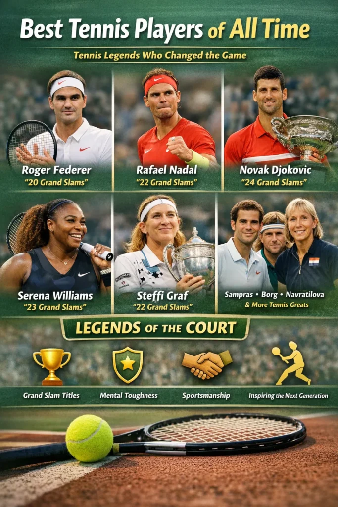 Best tennis players of all time