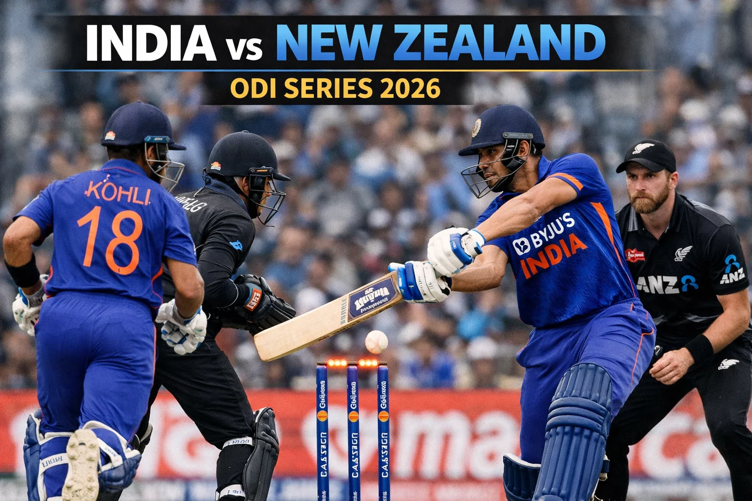India vs New Zealand ODI series 2026