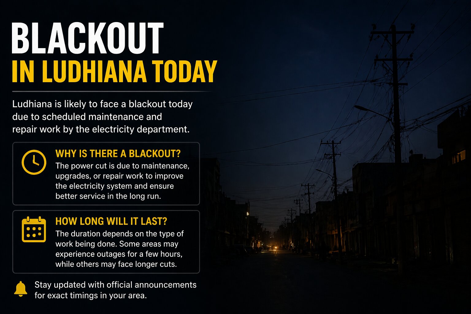 Blackout in Ludhiana