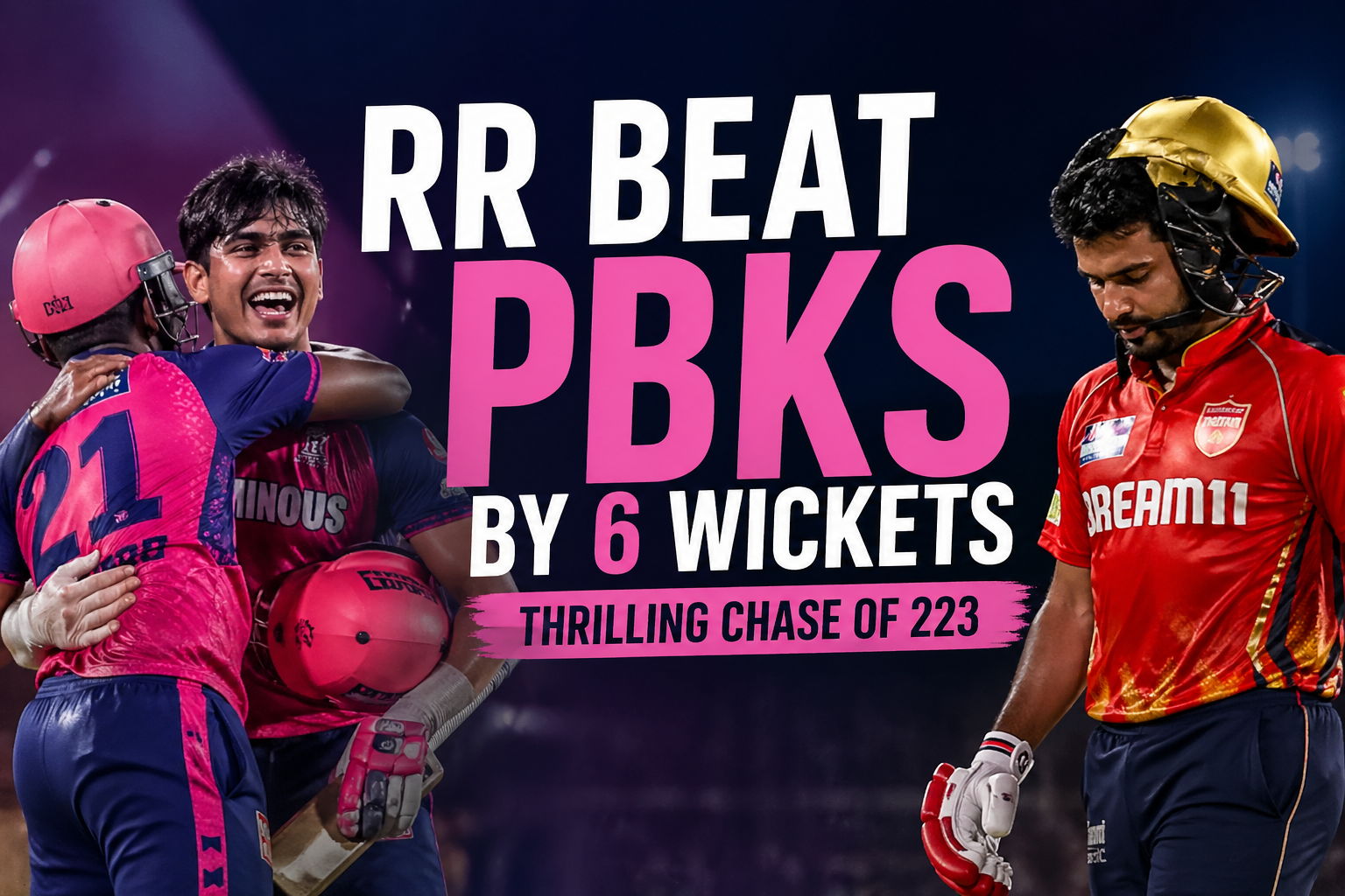 Rajasthan Royals vs Punjab Kings IPL keyword